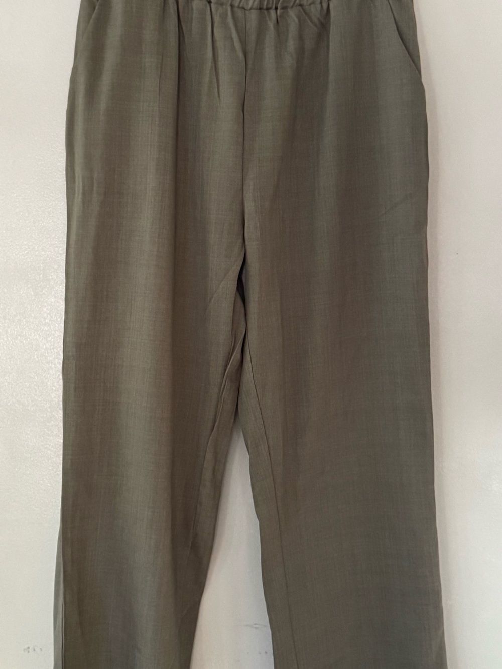 Khaki 2-Pieces Pant with Pockets and V-Neck Top Size XXL Short Sleeved - Picture 10 of 16